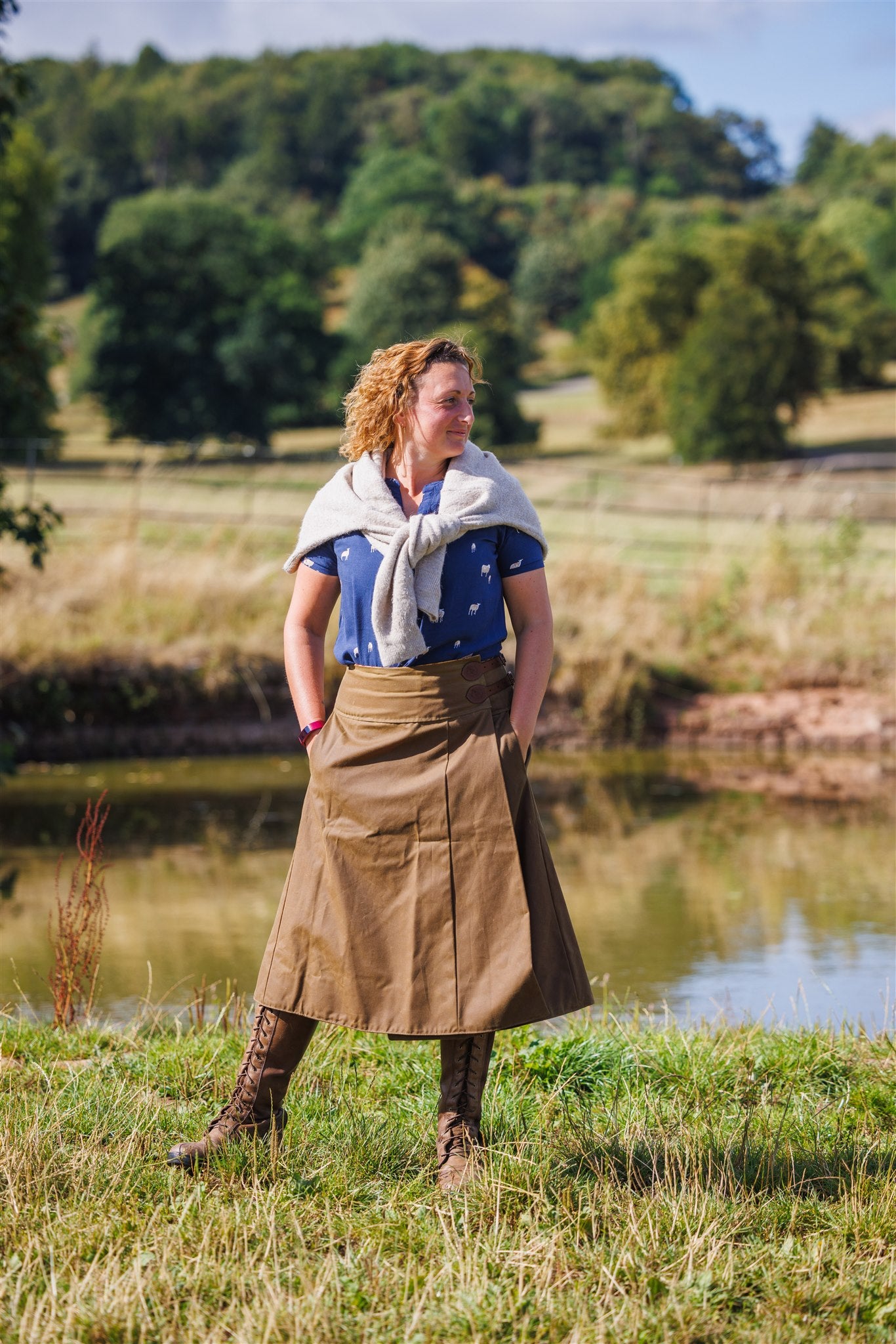 Nouvelle Habit Re-waxing / Proofing / Cleaning service, waxed  Waterproof Riding Skirt Horse riding